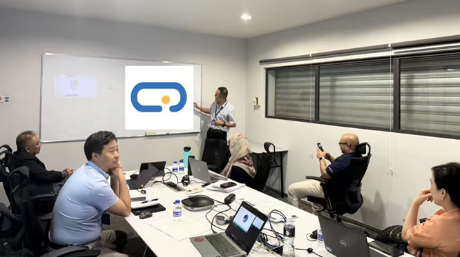 QIWT国焊培会见英国总部财务总监及亚太区负责人